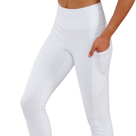 Pants - Last One L Full length yoga leggings back pockets